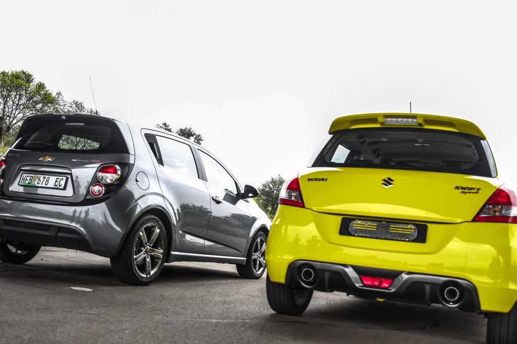 Chevrolet Sonic RS, Suzuki Swift Sport, Shootout